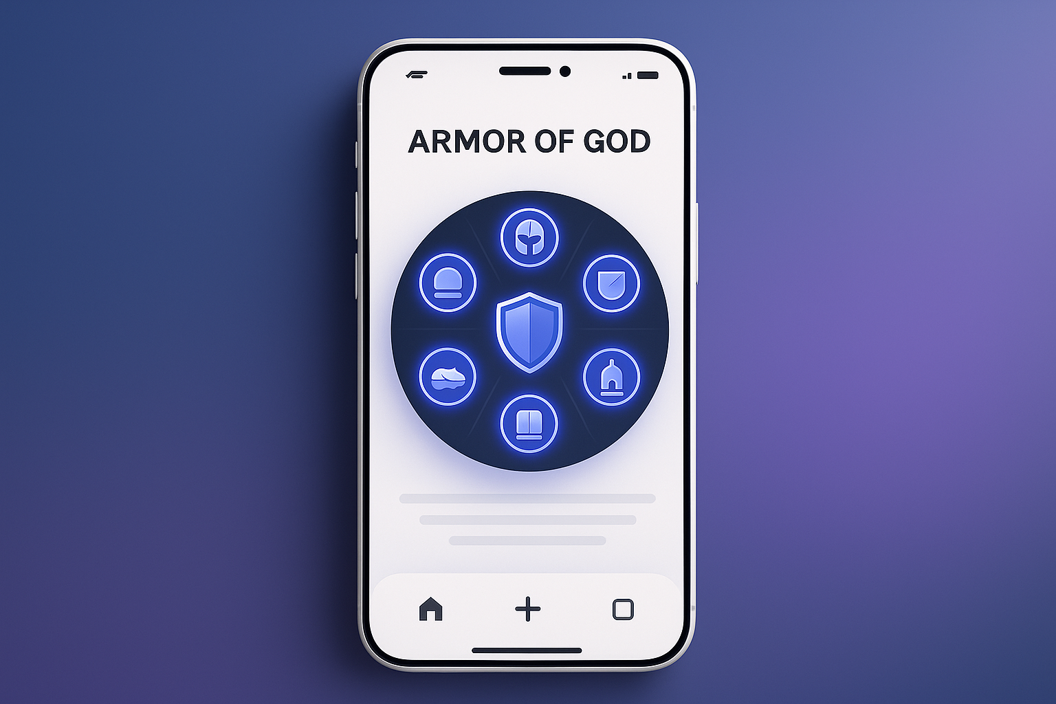 Armorfied App Mockup